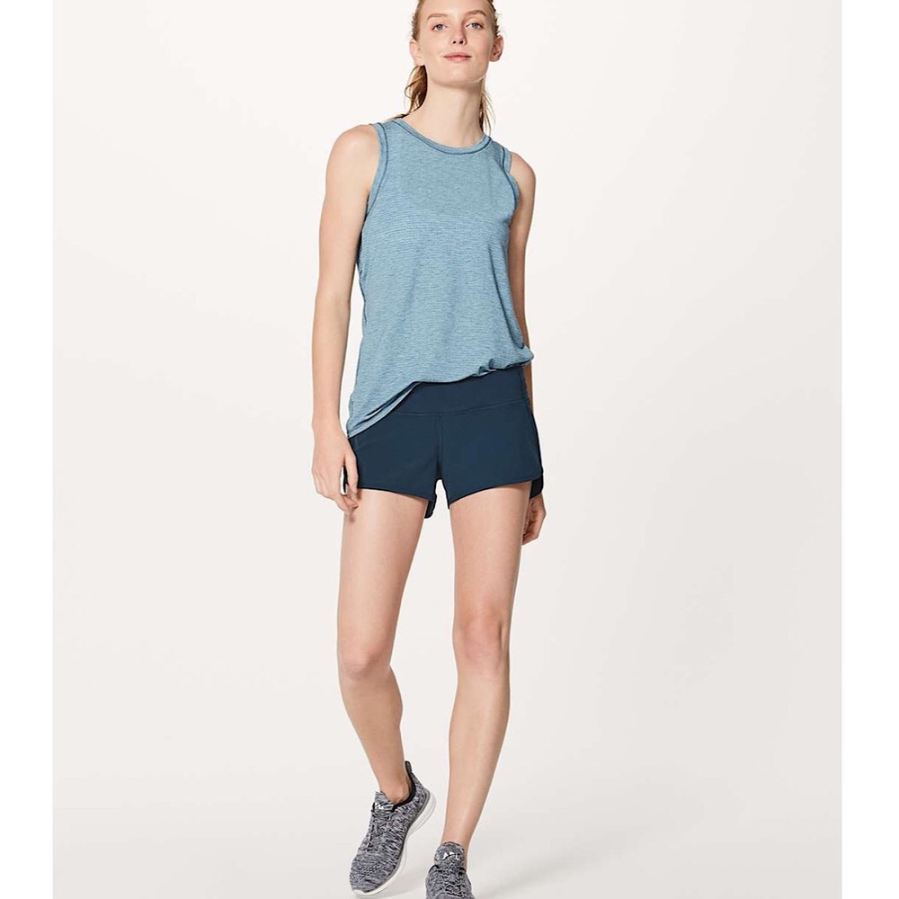 Lululemon Speed Shorts in Jaded - Picture 2 of 9